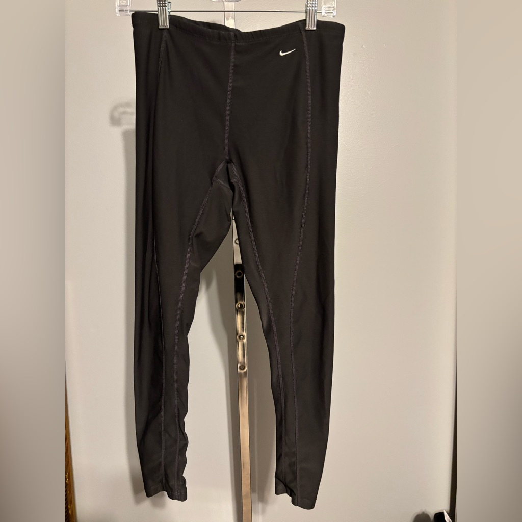 Nike Tights Mens M Black Alpha Project Tight Training Compression Usa Vintage